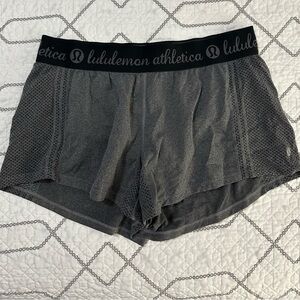 Lululemon Heather Gray Performance Shorts